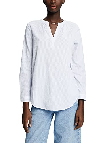 ESPRIT Damen 993ee1f302 Bluse, 440/Light Blue, L