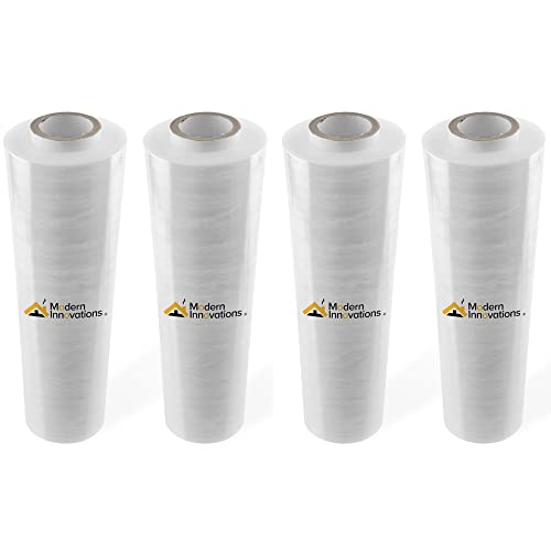 Modern Innovations 15 Inch Clear Stretch Wrap Replacement Roll (4