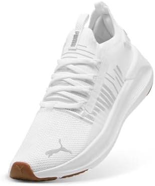 Puma Damen Softride Symmetry Fuzion WNS 310460 White-Silver Sneaker | Stylisch, leicht und komfortabel. Mit komfortabler Dämpfung. Der Puma Softride Symmetry Fuzion Damen Sneaker b