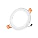 XUNATA LED Recessed Retrofit Downlight, 3.5 inch 9W (70W Replacement) Ultra Thin Round LED Recessed Panel Lighting, Easy Installation, 900Lm, LED Ceiling Down Light, LED Trim, 6500K Cold White
