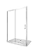 Porta Doccia Scorrevole Bagno Nicchia vetro 6 mm Anti-calcare H.190 (105-110 H.190 cm)