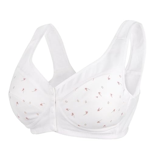 Image of Daisy Bras for Older Women Comfort Soft Breathable Bra Wireless Front Closure Bras