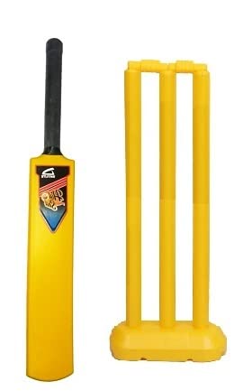 RS Plastic Cricket Bat with Wicket Set for Boys (Plastic kit Size 3(7-9 Years Kids))-image-38