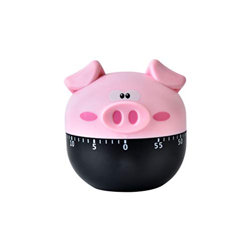 Mekta Timer, 60 Minutes Cartoon Pig Shaping The Kitchen, The Timer Countdown Machine Alarm Clock Cooking