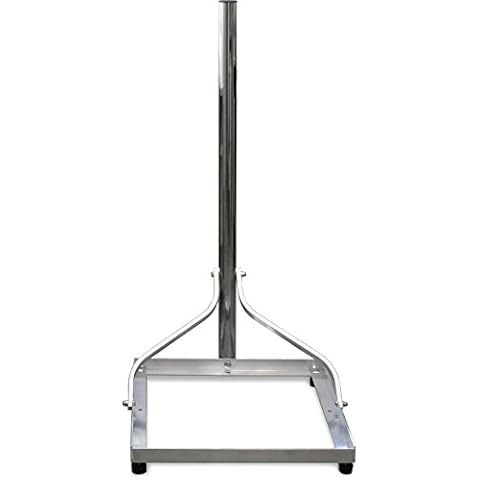 Satix balcony terrace stand for 50x50 cm concrete slab support for satellite dish antenna Aluminium Cover