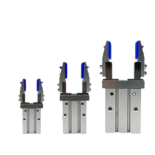 Mandrin de fixation pneumatique YZ16D à double support élargi parallèle - 6