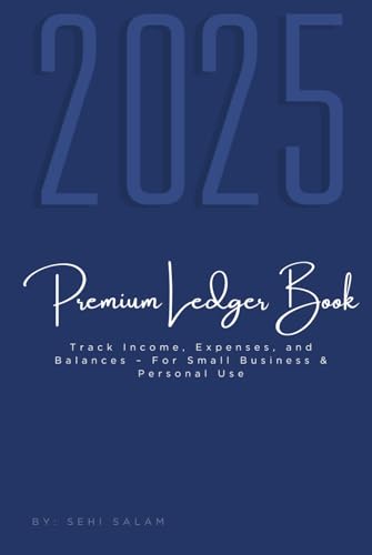 Premium Ledger Book (6x9″): Simple Accounting Log Book for Small Business & Personal Finance – Income & Expense Tracker Notebook with Account Balance Sheets – Matte Hardcover image 2