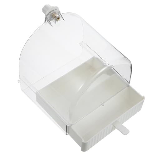 Abaodam Bird Bath Drawers Parrot Bath Box for Parakeet Pet Parrot Cage Easy to Use and