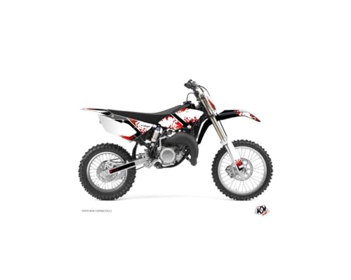 Kit déco Yamaha 85 YZ rouge Hangtown autocollant de rechange moto cross