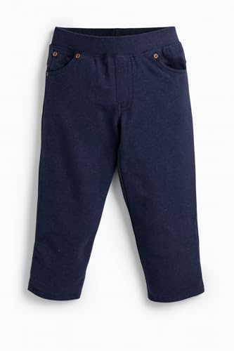 MONICA + ANDY Brooklyn Skinnies Toddler Pants, Navy Heather Size 4T, Toddler Sweatpants w/Pockets, Organic Clothes for Boys, Sustainable Super Soft Fabric, Sizes for Kids, Toddlers & Infant