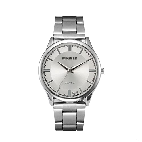 Higlles Herren Uhren Armbanduhr Quarz Uhr Herrenuhr Quarzuhr Sportuhr Outdooruhr Watch für Männer 2022 Herren Mode Militär Uhren Luxury Kristall-Edelstahl-Analog-Quarz-Armbanduhr Cover