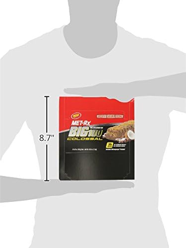 Met Rx Big 100 Colosal Chocolate Caramelo y Coco barra de proteina, 100g