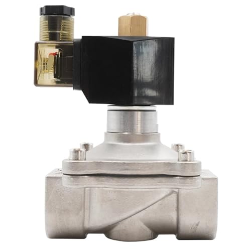Électrovanne normalement ouverte inox 304 contre fuite eau et gaz