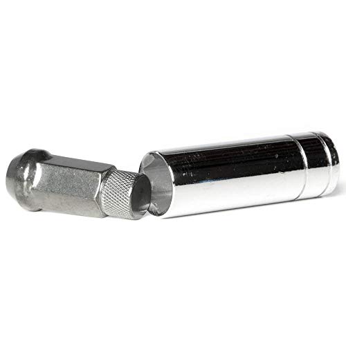 Image of Circuit Performance Forged Steel Extended Hex Lug Nut for Aftermarket Wheels: 12x1.25 Hyper Black - 20 Piece Set + Tool