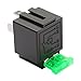 A-Premium 12V 30A 4-Pin SPST Relay with Wiring Harness Socket & Iron Bracket & Fuse Fused Compatible with Automotive Car Truck Marine Boat (5-PC Set)