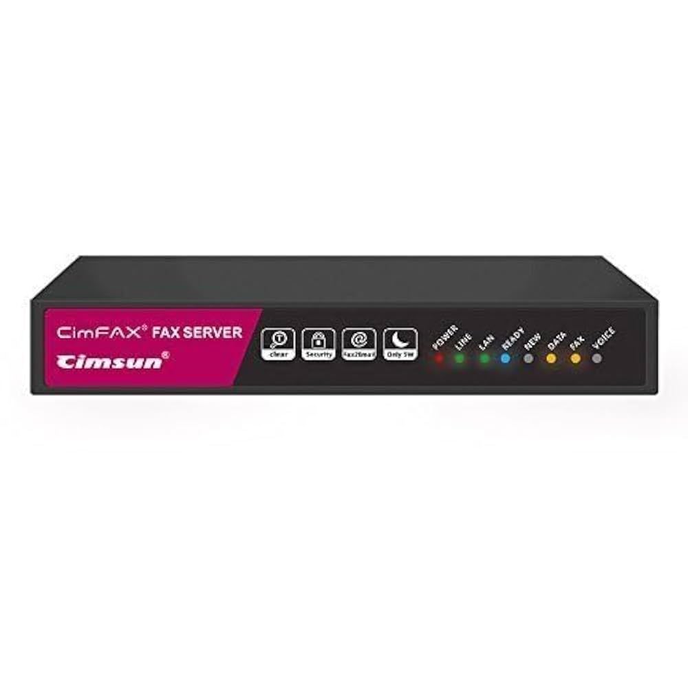 CimFAX A5 FAX SERVER CF-2102 本体 Amazon | CimFAX A5 Fax Server|FAXサーバ|受信したFAXをTIFに