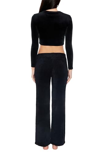 Forever 21 Women's Sweater-Knit Flare Pants4