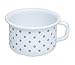 Generisch Riess 0299-066 - Caffettiera 10 cm, 0,4 l, in acciaio smaltato, 0,238 kg, diametro: 10 cm, 0,4 litri, 13,4 x 11,4 x 7,4 cm, colore: grigio