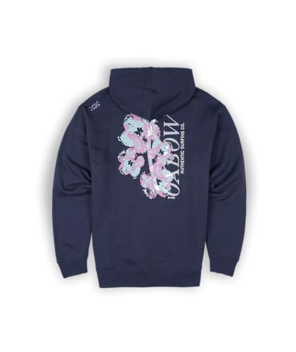 OXBOW Sweat à Capuche Pixelate Ete 2026 Manches Longues, Col Rond, Motif sur Le Dos, avec Capuche