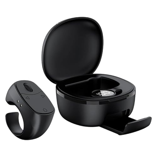 Volteador De Páginas Para Teléfono,Mando A Distancia Inalámbrico Para Pasar Páginas Con Soporte Antideslizante Y Zoom | Accesorios Móviles Para Lectores Tabletas Grabación Músicos Selfies Tercera Edad
