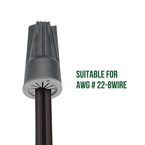 Gkoled 20W 4000K Bullet/Round Outdoor Spotlight, 44 Degree Beam Angle Light With 30-Pack Waterproof Large Size Wire Connectors #TOP7