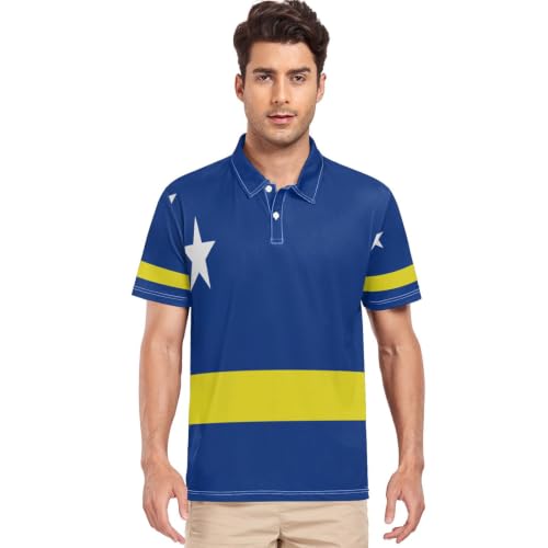 Polo de golf Curaçao pour homme à séchage rapide GuoChe