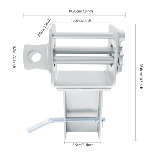 Trailer Stake Pocket Winch Heavy Duty Ajustable 5400 lbs miniatura 2