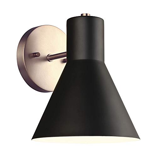 Sea Gull Lighting 4141301-848 Towner One - Light Wall / Bath Sconce Vanity Style Fixture, Satin Brass thumb #3
