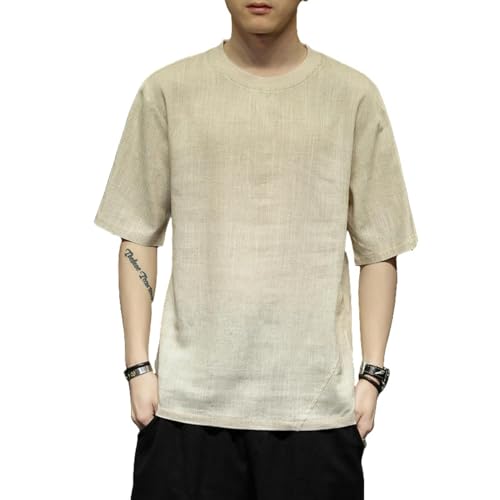 Chemise lin coton style chinois coupe ample finitions soignées premium