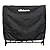 Woodhaven 4 Foot Waterproof Full Cover - Covers 1/4 Cord Woodhaven Outdoor Firewood Rack - Reinforced Vinyl with Front Opening Straps - Keeps Logs Dry (Black)