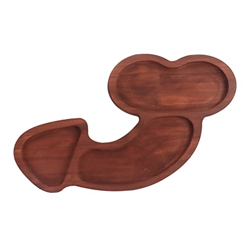 BuyWeek Tablero de Aperitivos Madera, Tipo C Tabla de Quesos Tablero de Aperitivos de Madera Divertido Plato de Servir de Queso de Grandes Espacios para Picnic Bar de Camping(S)