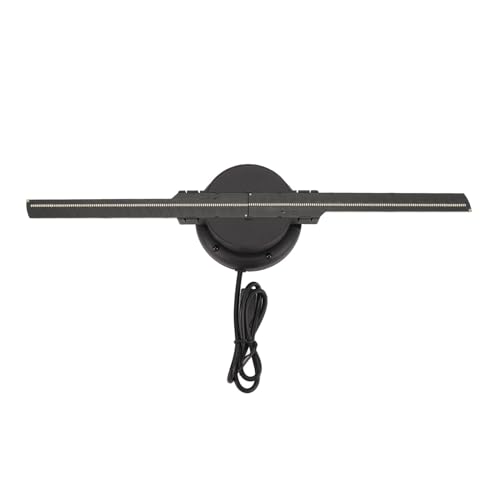 Ventilador de Holograma 3D, Projetor de Holograma Giratório de Alta Resolução 1024x224, 224 Contas de LED, Transmissão de Fidelidade Sem Fio, Memória 8G Integrada (Plugue EUA