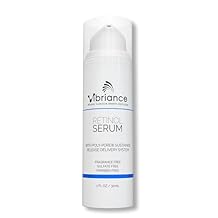 Vibriance Retinol Serum for Face - Reduces Appearance of Deep Wrinkles and Large Pores, Enhances Tone, Improves Complexion - Sensitive, Mature Skin Night Cream - 1 fl oz