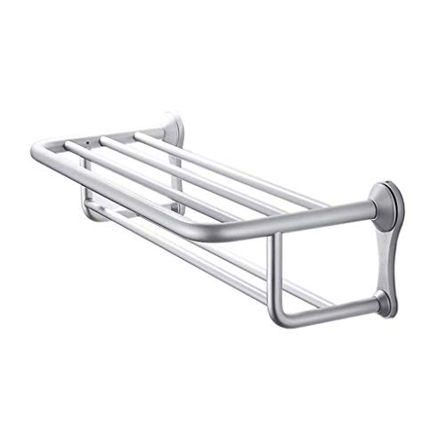 Rangement douche multifonctionnel en aluminium brossé ultra résistant