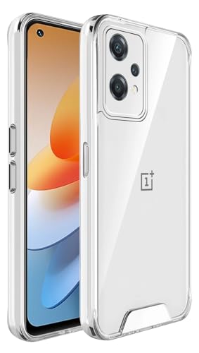 Image of Mr. Case Crystal Clear Transparent Back Cover Case for OnePlus Nord CE 2 Lite 5G | Flexible Shockproof TPU Frame Bumper Scratch Resistant - Crystal Clear