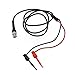BNC to Dual Test Hook Adapter Cable P1007, 50 Ohm Oscilloscope Probe with Q9 Male, 5A 500V PVC Wire for Lab School Industrial Testing and Measurement