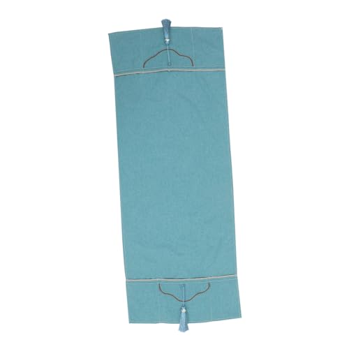 HOMSFOU 冷蔵庫防塵布カバー スリム洗濯かご キッチン収納ラック 洗濯機 ランドリーバスケット ドライヤートップカバー オーブンカバー 冷蔵庫プロテクター 冷蔵庫の布 ファブリック Blue