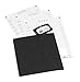 Produktbild Durable Namensschilder 40x75 mm aus Recycling-Papier, 100% recyclebar, mit Eurostanzung, 20 Stück, schwarz mit weißen Etiketten, 827201