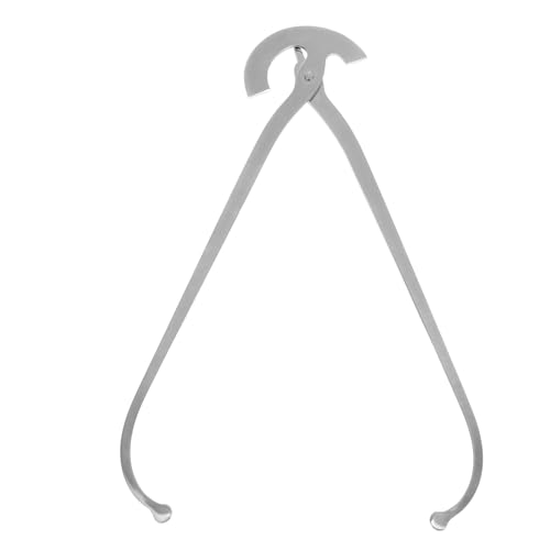 LALAFINA Medizinisches Beckenmesswerkzeug Aus Edelstahl 13.39X3.15X0.02In Professioneller Innen- Und Außenmesser Für Und Tragbares Präzises Messlineal