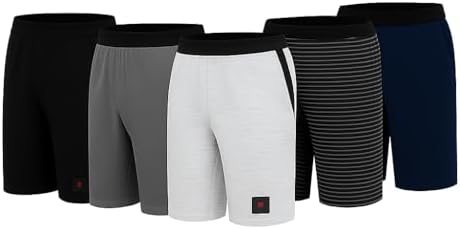 Kit 5 Bermudas Moletom Masculina Casual Esportiva Confortável Est...