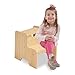 Melissa & Doug Kids Wooden Step Stool - Light Natural Finish
