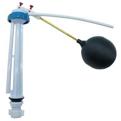 Banhey Toilet Float Fill Valve Replacement Kit, Universal Toilet Repair Kit, Includes G3/4" Inlet Fill Valve, Float Ball, and Lever Arm, Adjustable Water-Saving Design WC Repair Parts