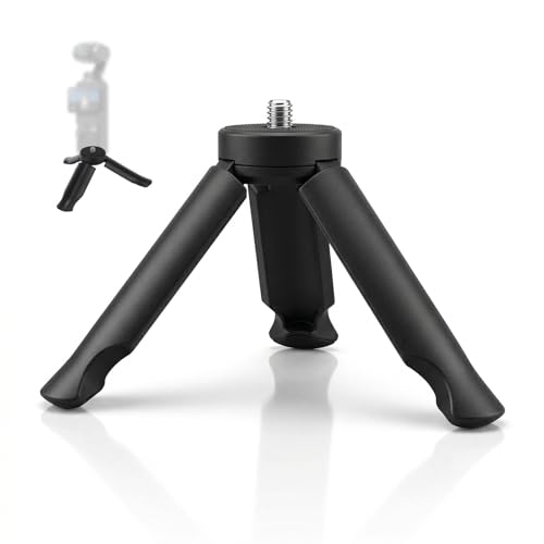 Trépied pour DJI pour Osmo Pocket 3, 1 pièce Trépied pour Osmo Pocket 3, Pocket Tripod, Compatible avec Tous Les appareils utilisant des vis de 1/4 de Pouce, tels Que Le pour DJI Pocket 3.