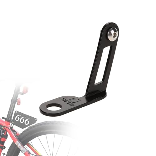 Bike Number Plate Holder, Bike License Plate Kit Aluminum Alloy Bike Bicycle Race Number Plate Holder Bracket Mount Plate Mount for Mountain Road Bike