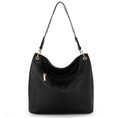Montana West Purses for Women Cow Print Hobo Shoulder Bag Western PU Leather Tote Bag with Zipper Wallet for Gift Travel Casual Work MWC-1031BK - Thumbnail 5