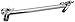 Fully Adjustable Universal Replacement Shower Arm Brass Construction 9 Inch Chrome Finish