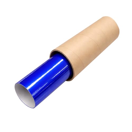 Feuilles en Vinyle Réfléchissant JNKRFSH Bleu Brillant Autocollant A4