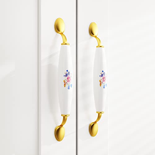 AIEGLE 3 Doors Wardrobe Armoire Closet, Large Freestanding Armoire Wardrobe Cabinet with Shelves & Hanging Rod, Bedroom Wood Clothes Storage Cabinet Organizer, White 47.2\" Wide Type A