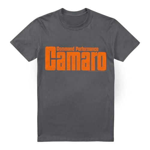 T-shirt Chevrolet Command Performance gris anthracite qui ne se déforme pas au lavage mixte