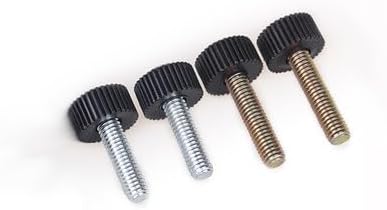 10Pcs M4 M5 M6 Round Straight Handle Screw Plastic Head Bolt Handle Adjustable Bakelite Handle Screw - (Dimensions: M6 x 35mm)